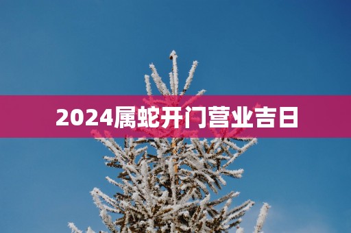 2025属蛇开门营业吉日