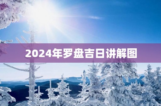2025年罗盘吉日讲解图