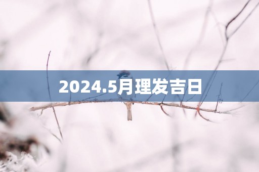 2025.5月理发吉日