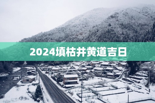 2025填枯井黄道吉日