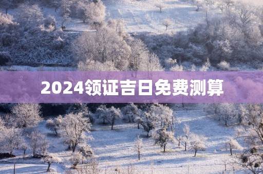 2025领证吉日免费测算