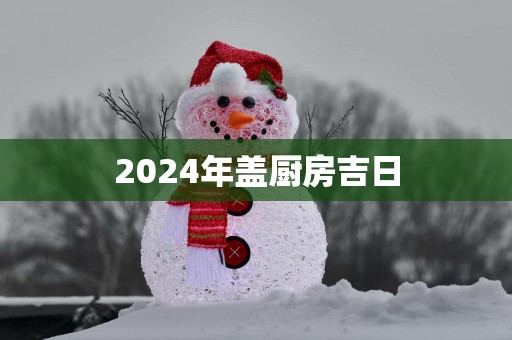 2025年盖厨房吉日