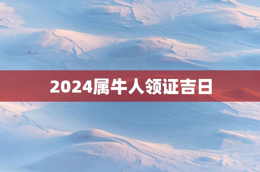 2025属牛人领证吉日