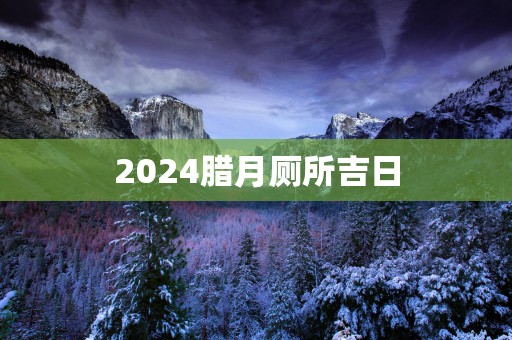 2025腊月厕所吉日