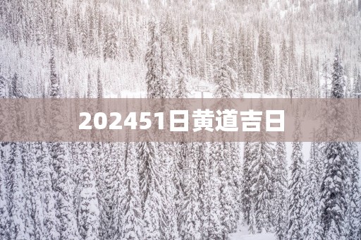 202551日黄道吉日