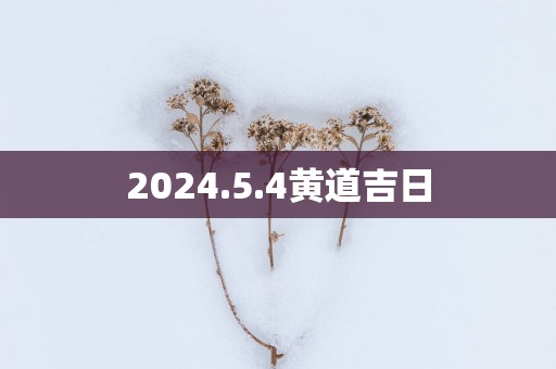 2025.5.4黄道吉日