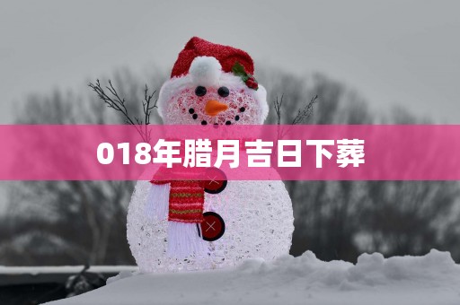 018年腊月吉日下葬