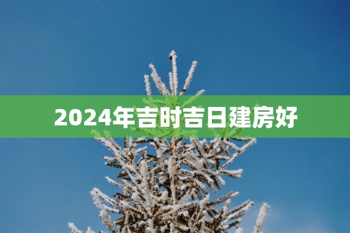2025年吉时吉日建房好