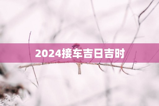 2025接车吉日吉时