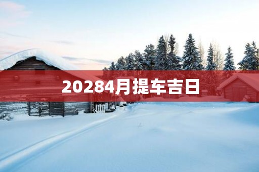20284月提车吉日