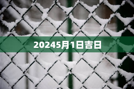 20255月1日吉日