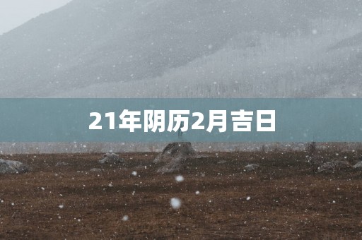 21年阴历2月吉日