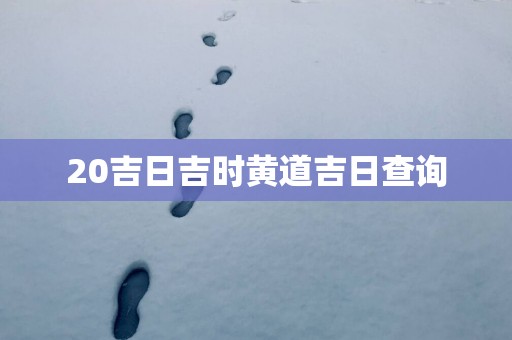 20吉日吉时黄道吉日查询