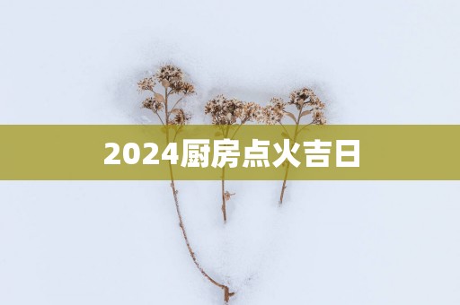 2025厨房点火吉日