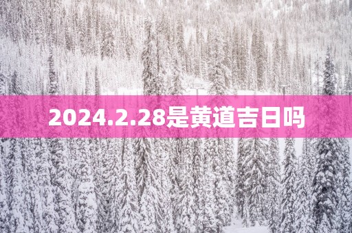 2025.2.28是黄道吉日吗