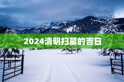 2025清明扫墓的吉日