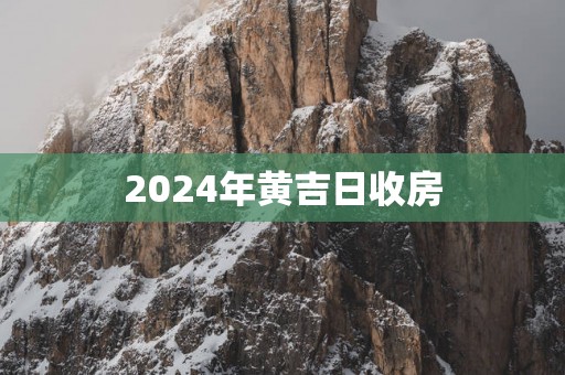 2025年黄吉日收房