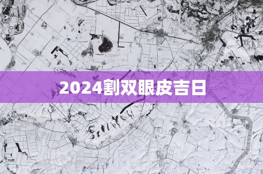2025割双眼皮吉日