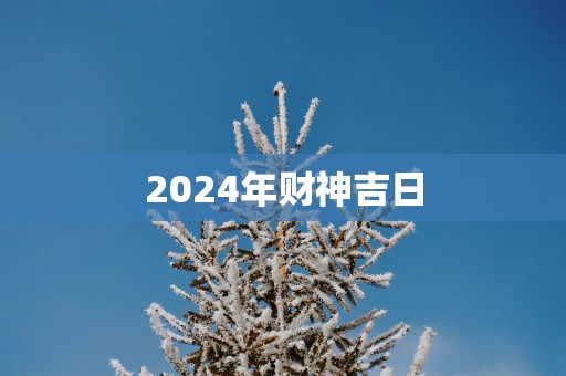 2025年财神吉日