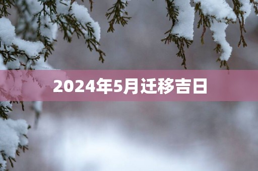 2025年5月迁移吉日