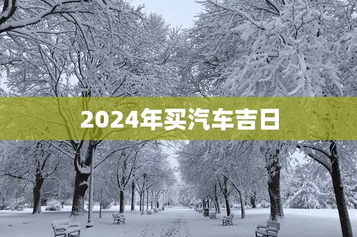 2025年买汽车吉日