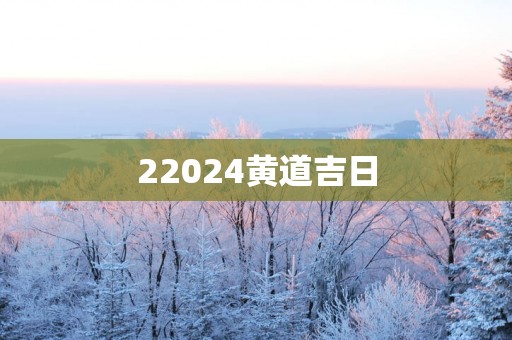 22025黄道吉日