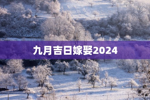 九月吉日嫁娶2025