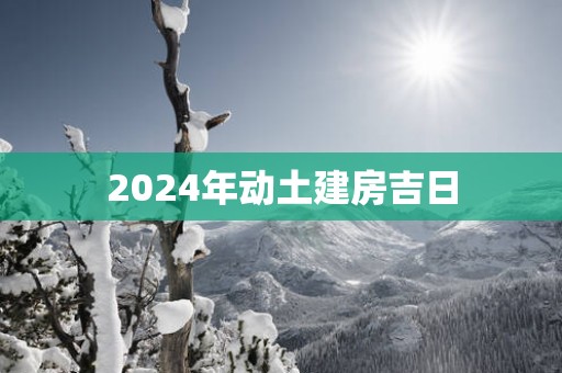 2025年动土建房吉日