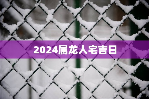 2025属龙人宅吉日