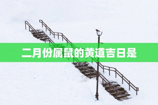 二月份属鼠的黄道吉日是