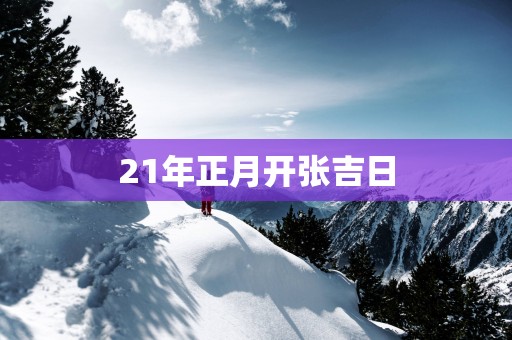 21年正月开张吉日