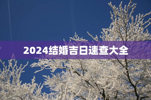 2025结婚吉日速查大全