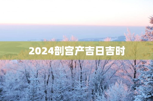 2025剖宫产吉日吉时
