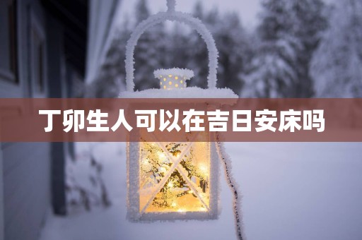 丁卯生人可以在吉日安床吗