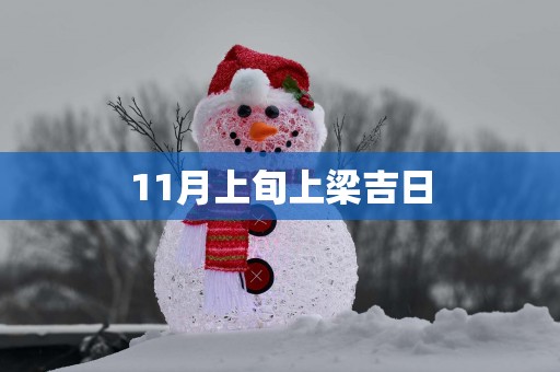 11月上旬上梁吉日