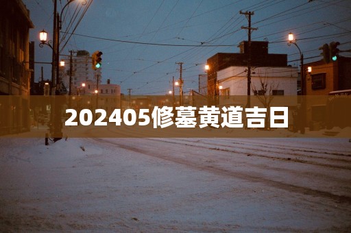 202505修墓黄道吉日