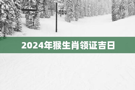 2025年猴生肖领证吉日
