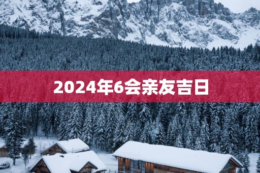 2025年6会亲友吉日