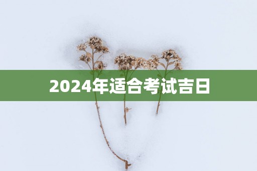 2025年适合考试吉日