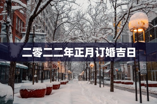 二零二二年正月订婚吉日