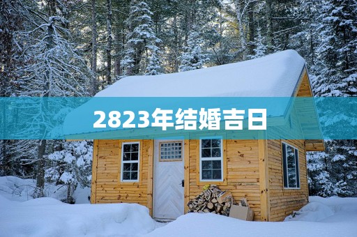 2823年结婚吉日