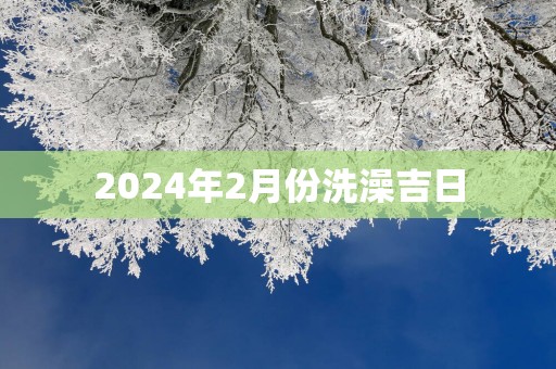 2025年2月份洗澡吉日