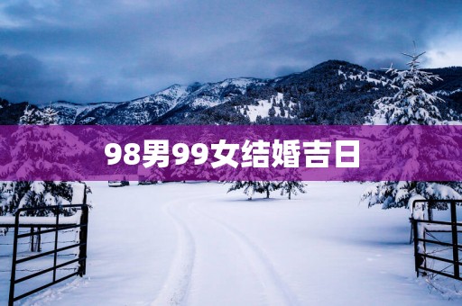 98男99女结婚吉日
