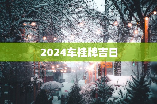 2025车挂牌吉日