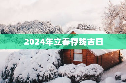 2025年立春存钱吉日