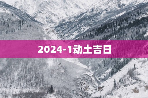2025-1动土吉日