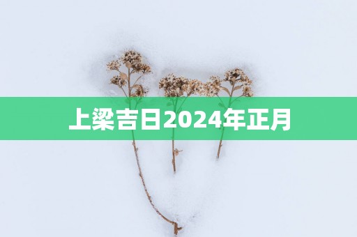 上梁吉日2025年正月