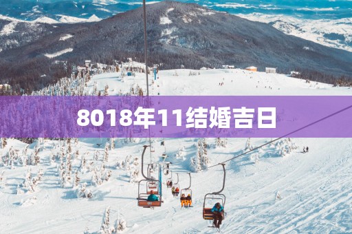 8018年11结婚吉日