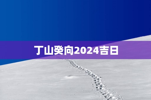 丁山癸向2025吉日