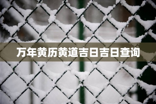万年黄历黄道吉日吉日查询